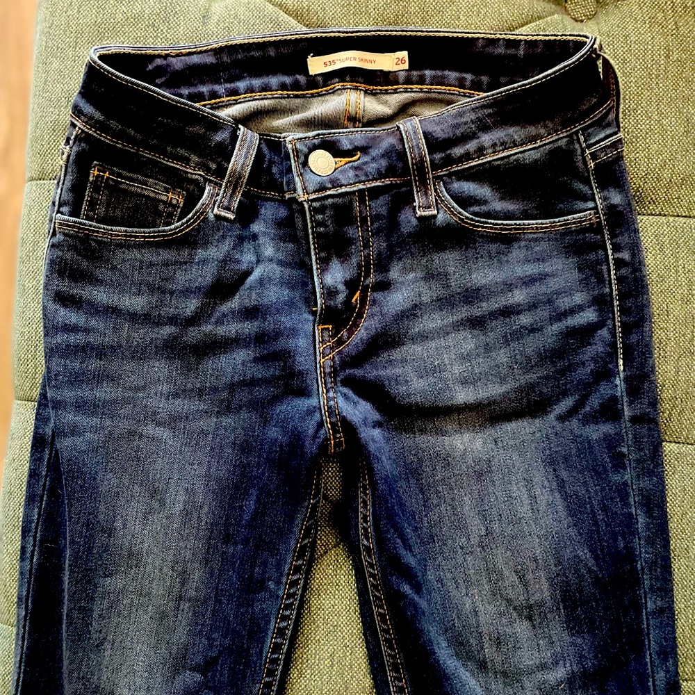 Levi’s 535 super skinny jeans size 26